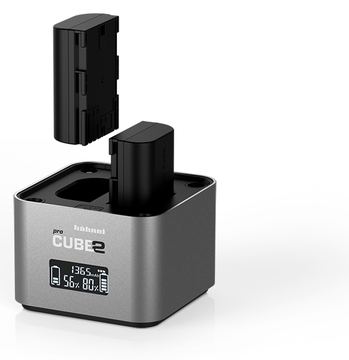 Hähnel PROCUBE2 - Batterieladegerät - (für 4xAA, 4xAAA) + Kfz-Netzteil von LumaTech