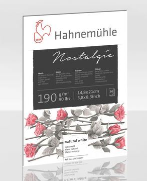 Hahnemühle Skizzenbuch Nostalgie A 5 50 Blatt 190 g von LumaTech