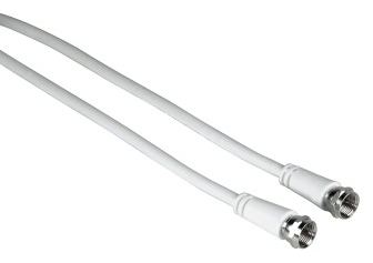 Hama HF-Kabel - F-Stecker männlich zu F-Stecker männlich - 3 m - Doppelisolierung (Packung mit 25) von LumaTech