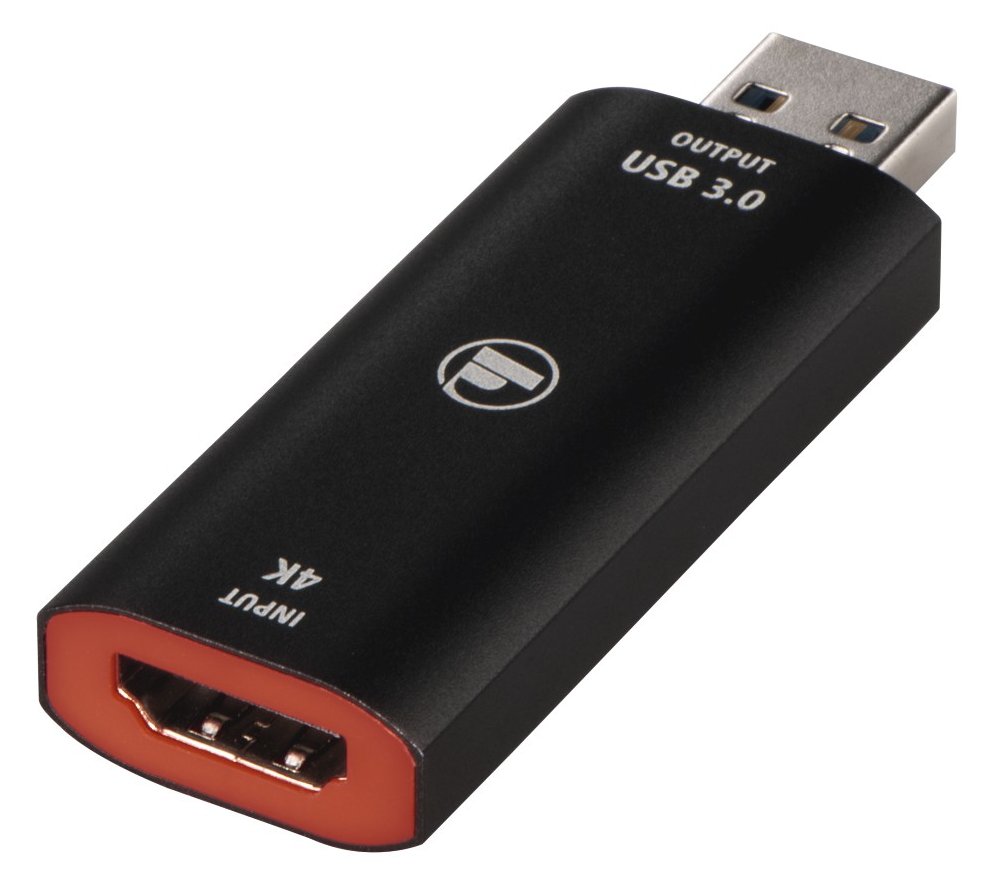 Hama Videoaufnahmeadapter - USB 3.0 - Schwarz