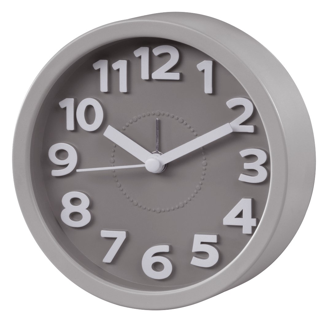 Hama Wecker Retro, rund, Taupe
