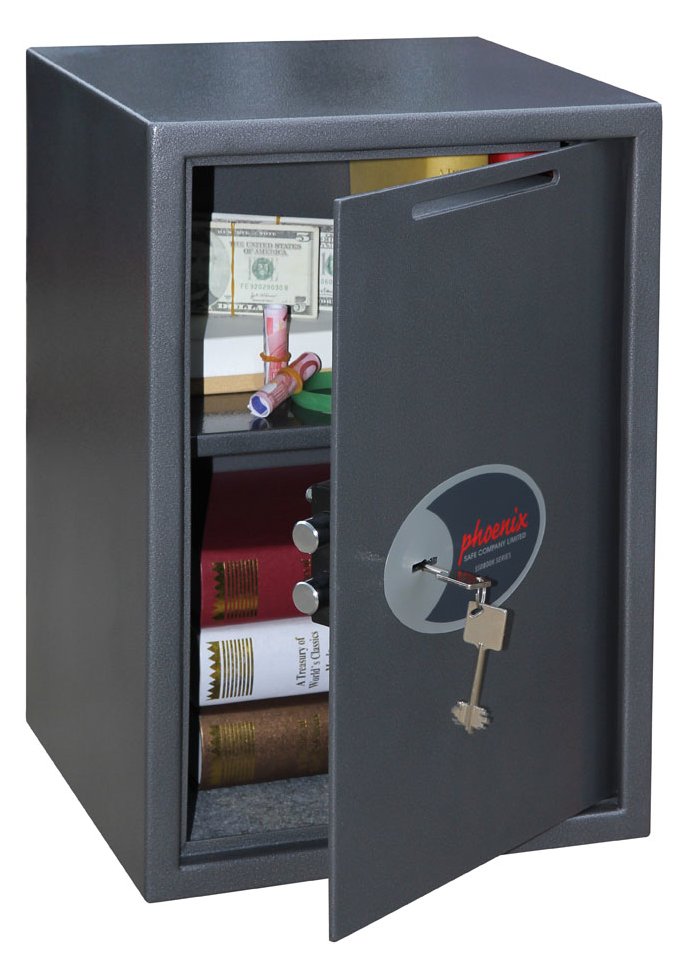 Phoenix Safe Co. VELA DEPOSIT - Graphit - Metallisch - Schlüssel - 51 l - Stahl - 350 mm - 310 mm