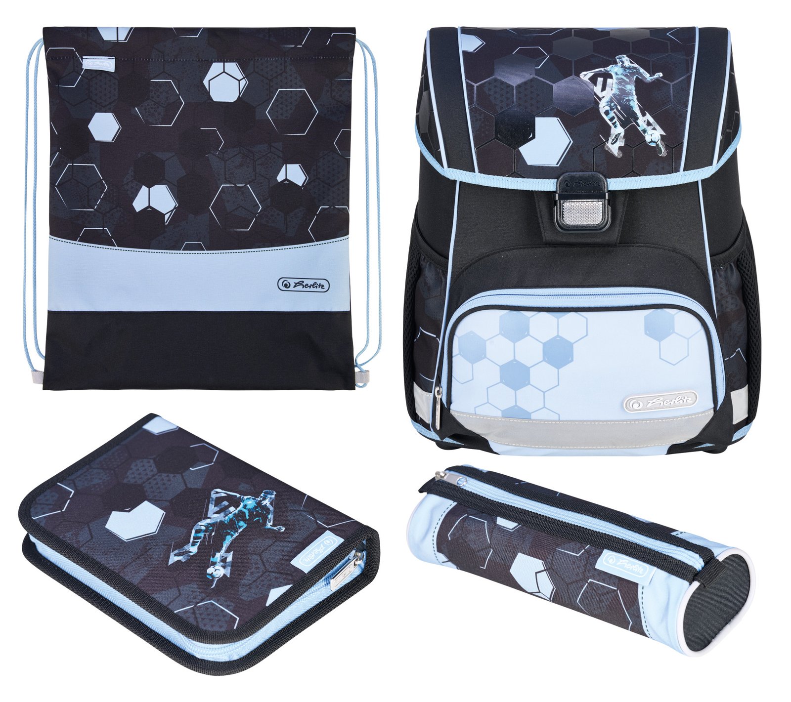 Herlitz Schulranzen Loop Plus Cyber Soccer