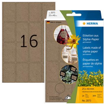 HERMA Büropackung Vielzwecketiketten Silphie 25x40mm - Etiketten/Beschriftungsbänder - 158 g/m² von LumaTech