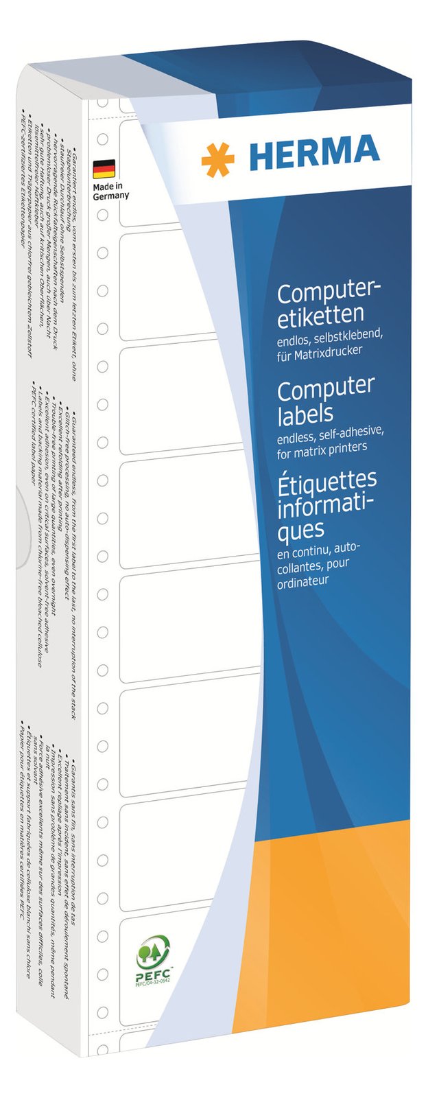 HERMA Computer labels - Papier - matt - permanent selbstklebend