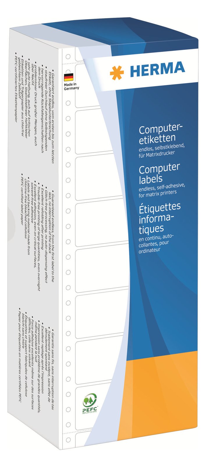 HERMA Computer labels - Papier - matt - permanent selbstklebend