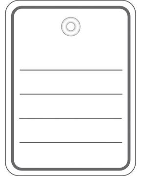 HERMA Merchandise tag - Weiß - 48 x 65 mm 1000 von LumaTech