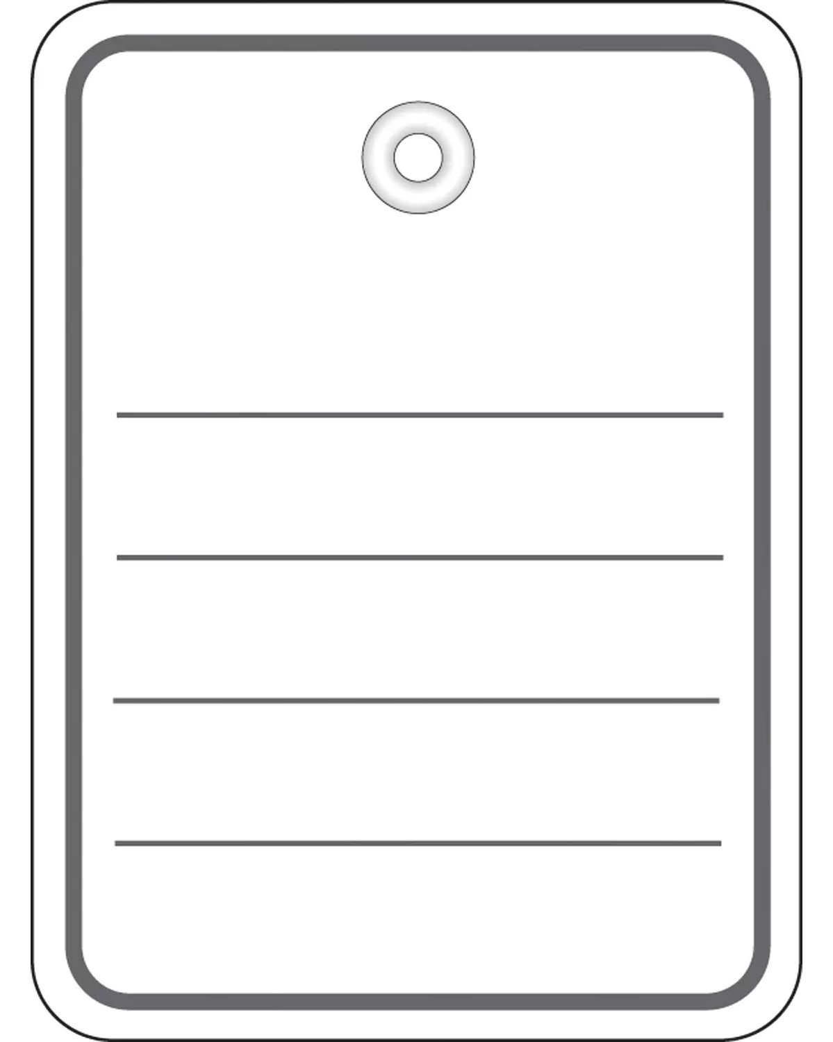 HERMA Merchandise tag - Weiß - 48 x 65 mm 1000