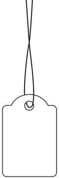 HERMA Strung marking tags - Weiß - 15 x 24 mm von LumaTech