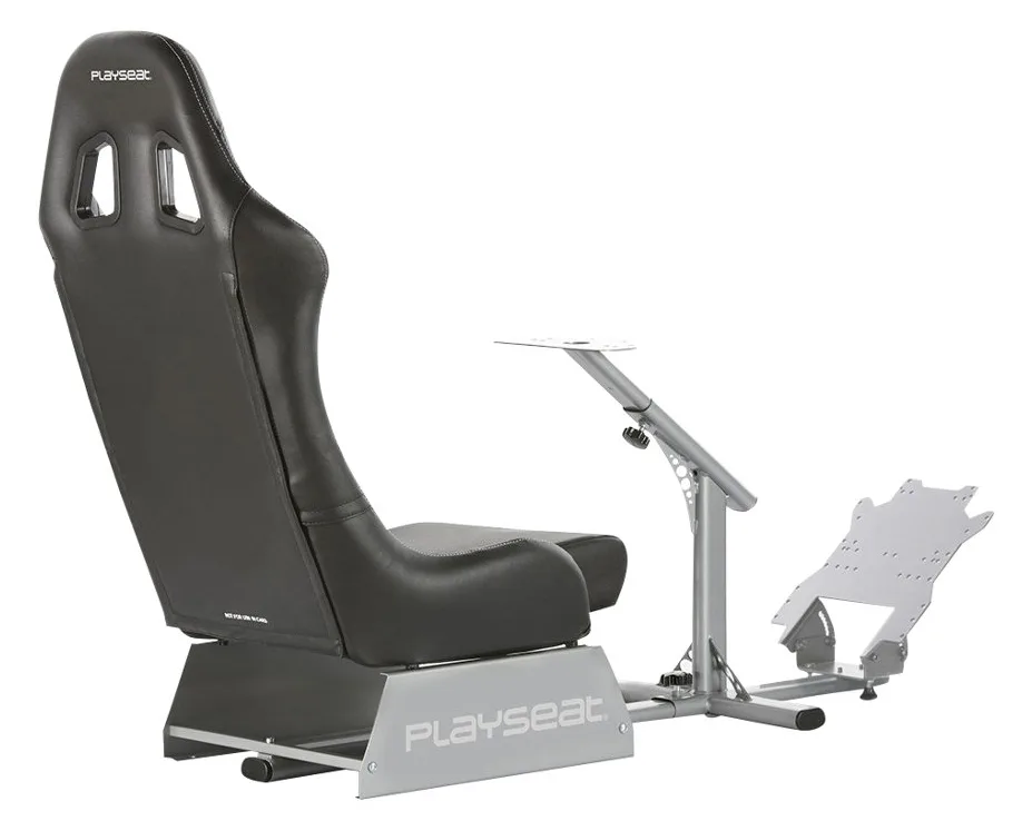 Playseat Evolution - Simulations-Cockpit für Autorennen - Schwarz, Silber, Ansicht 3