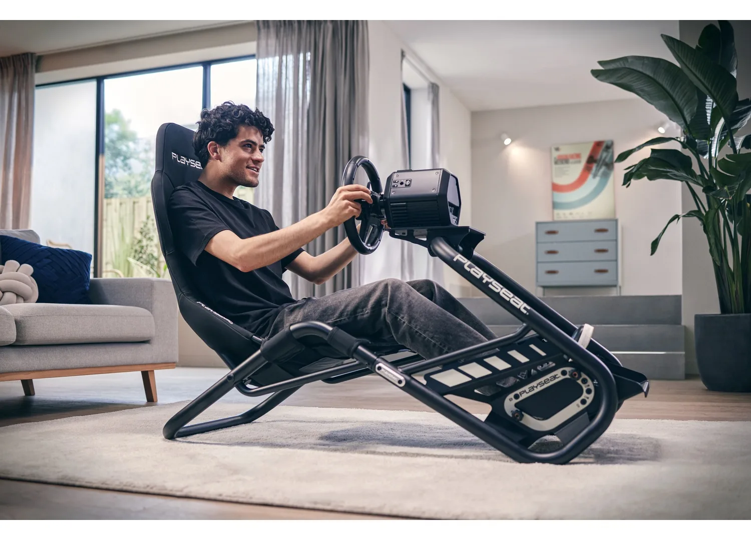 Playseat Trophy - Rennsimulator-Cockpit - legierter Stahl, ActiFit, Raumfahrt-Aluminium, Ansicht 2