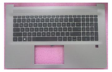 HP  Ersatztastatur Notebook - für Modell mit Fingerabdrucklesegerät von LumaTech