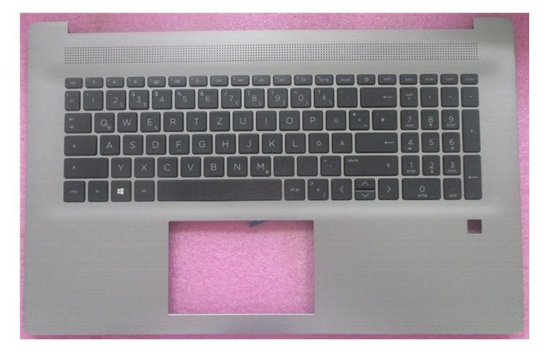 HP  Ersatztastatur Notebook - für Modell mit Fingerabdrucklesegerät