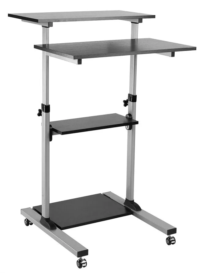 ROLINE PC Standing Workstation - Aufstellung für LCD-Bildschirm / Tastatur / Maus / CPU / Drucker, Ansicht 2