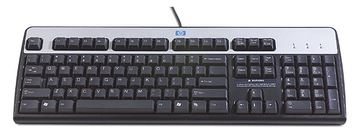 HP Tastatur - USB - Silber, tiefschwarz - TL: Italienisch, QWERTY von LumaTech