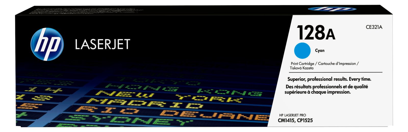 HP 128A - Cyan - Original - LaserJet - Tonerpatrone (CE321A)