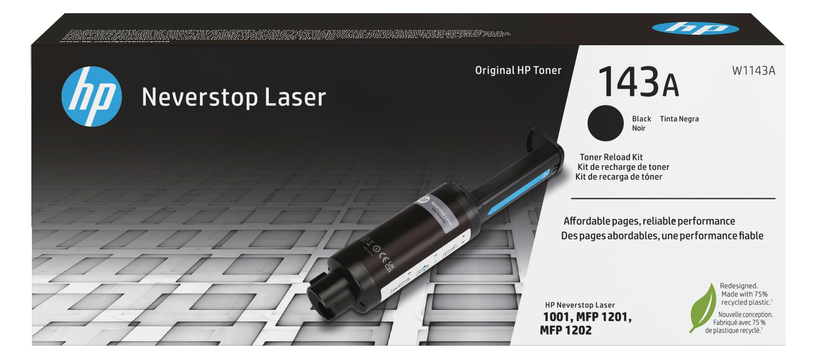 HP 143A Reload Kit - Schwarz - Tonernachfüllung