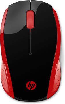 HP 200 - Maus - rechts- und linkshändig - optisch - kabellos - 2.4 GHz - kabelloser Empfänger (USB) von LumaTech