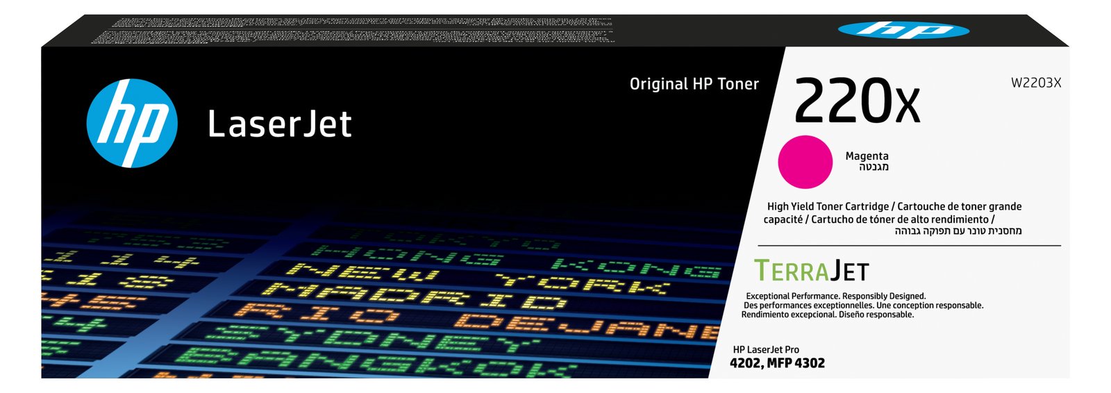 HP 220X - Magenta - original - LaserJet - Tonerpatrone (W2203X)