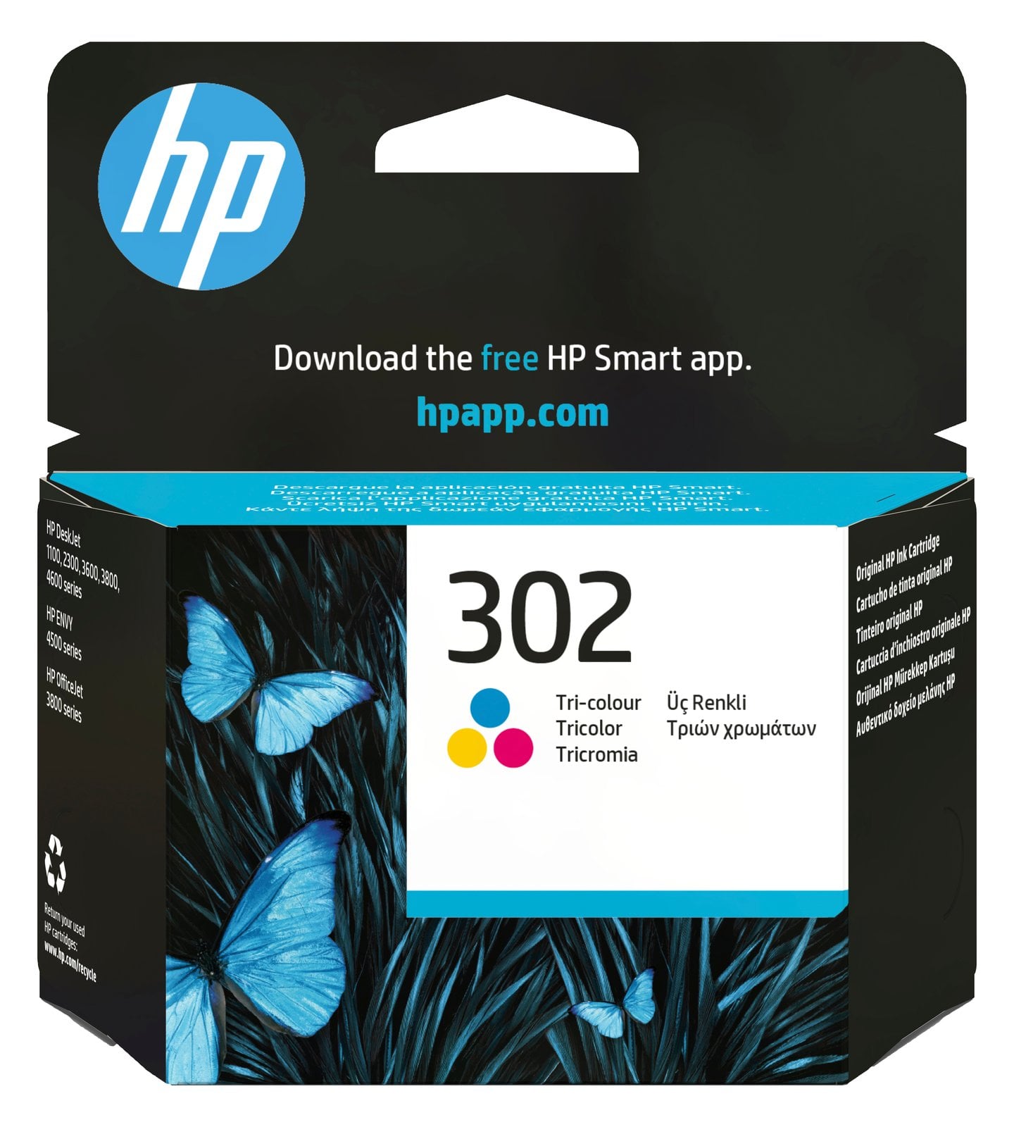 HP 302 - 4 ml - Farbe (Cyan, Magenta, Gelb) - original