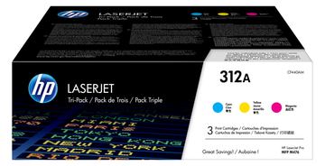HP 312A - 3er-Pack - Gelb, Cyan, Magenta - Original - LaserJet - Tonerpatrone (CF440AM) von LumaTech