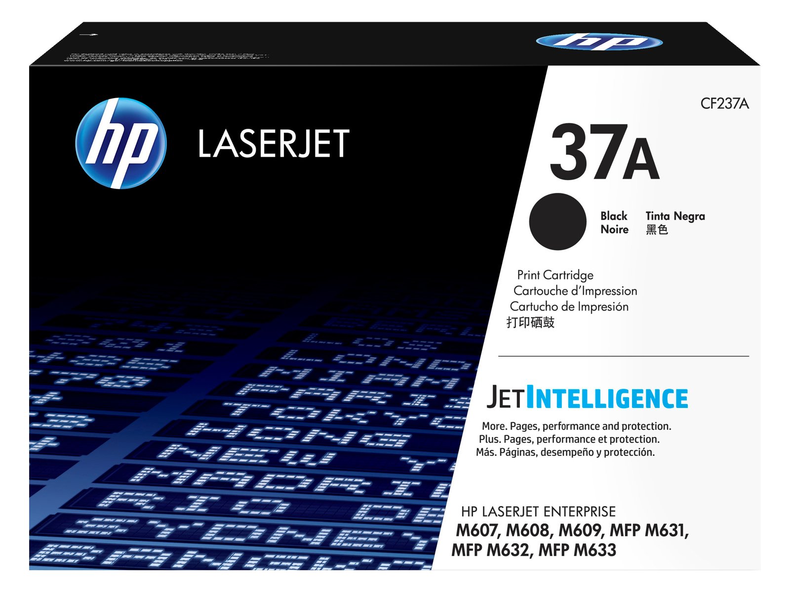 HP 37A - Schwarz - Original - LaserJet - Tonerpatrone (CF237A)