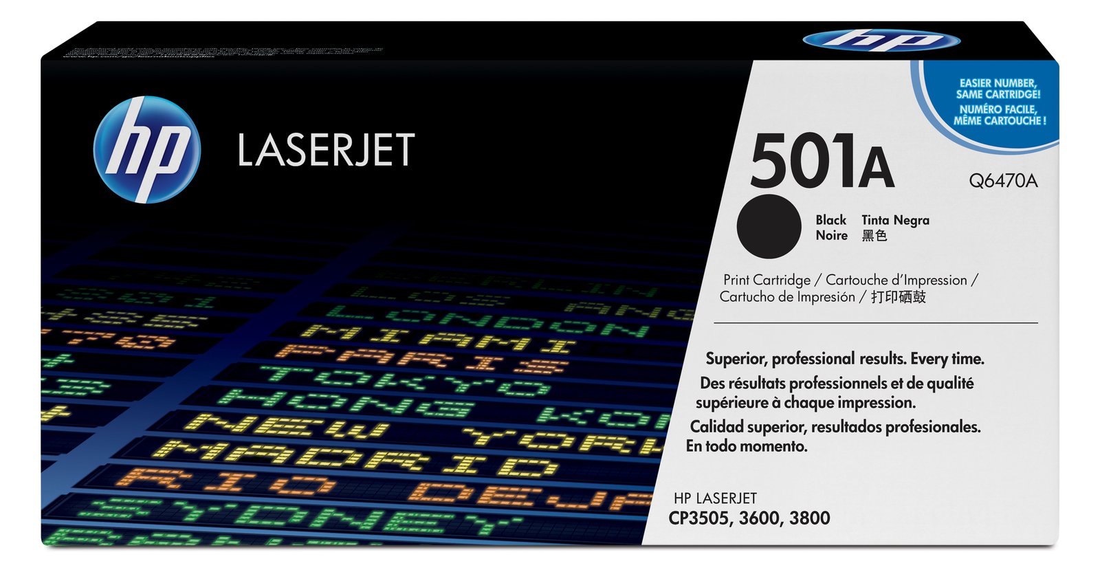 HP 501A - Schwarz - Original - LaserJet - Tonerpatrone (Q6470A)