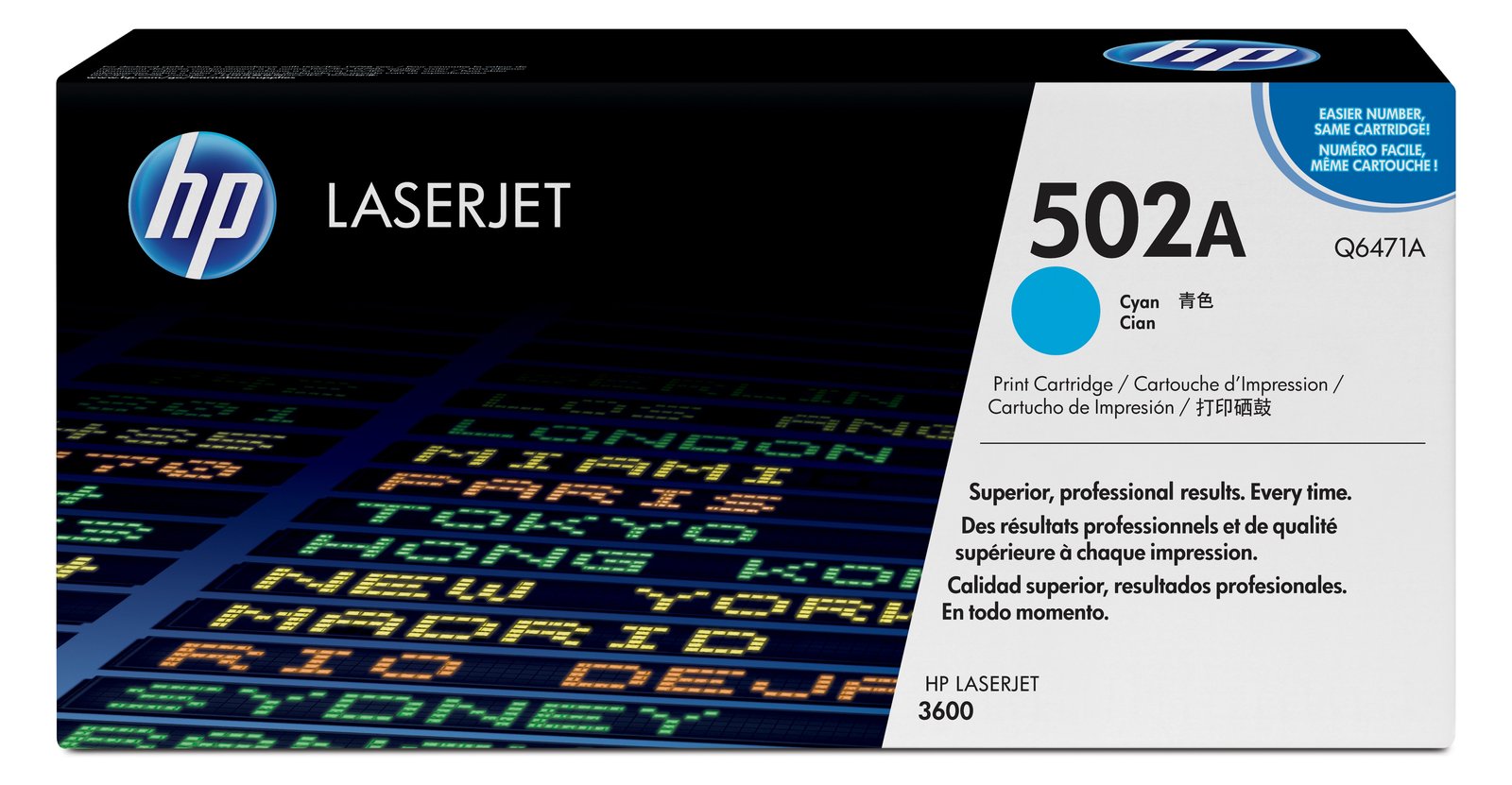 HP 502A - Cyan - Original - LaserJet - Tonerpatrone (Q6471A)
