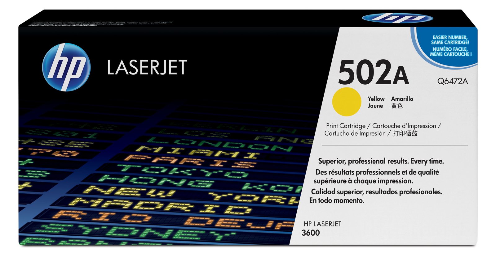HP 502A - Gelb - Original - LaserJet - Tonerpatrone (Q6472A)