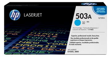 HP 503A - Cyan - Original - LaserJet - Tonerpatrone (Q7581A) von LumaTech