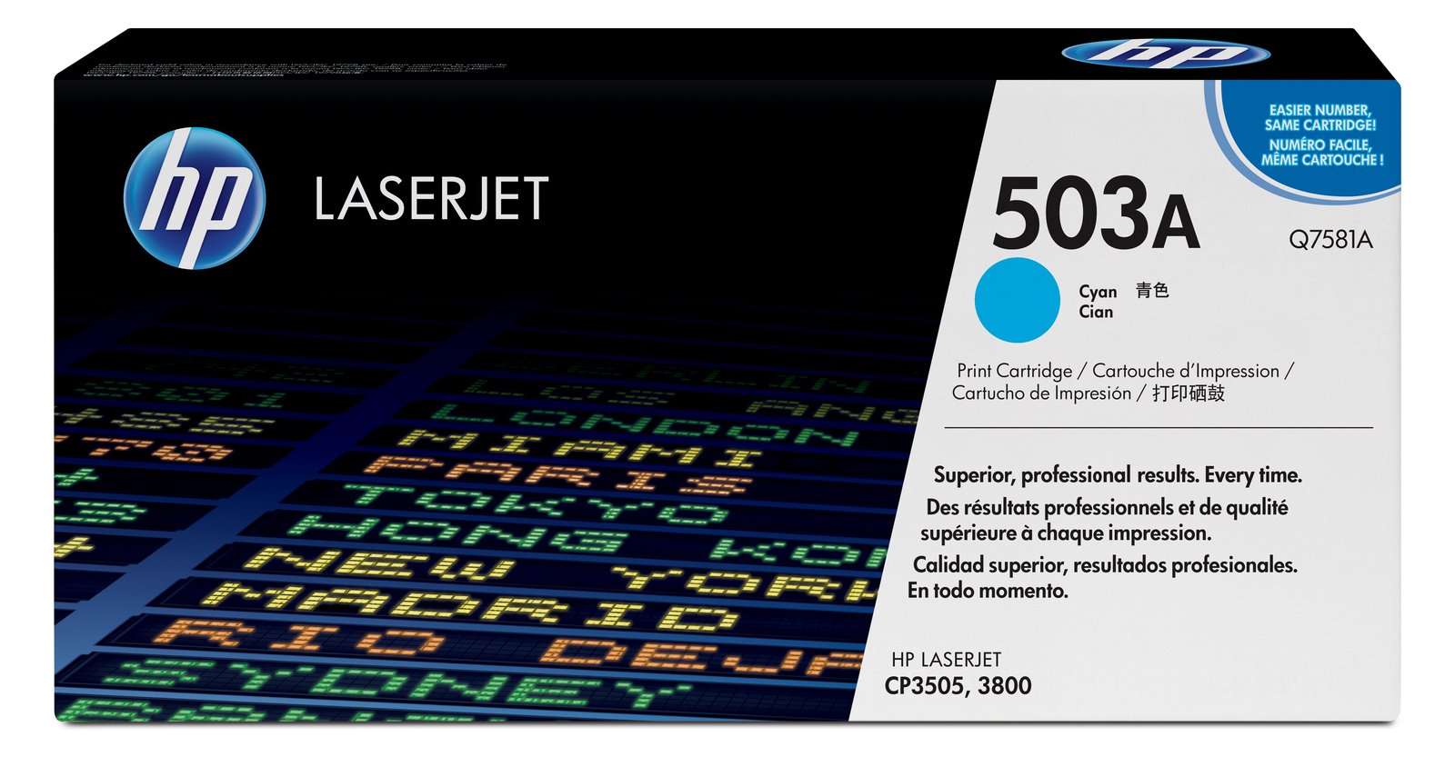 HP 503A - Cyan - Original - LaserJet - Tonerpatrone (Q7581A)