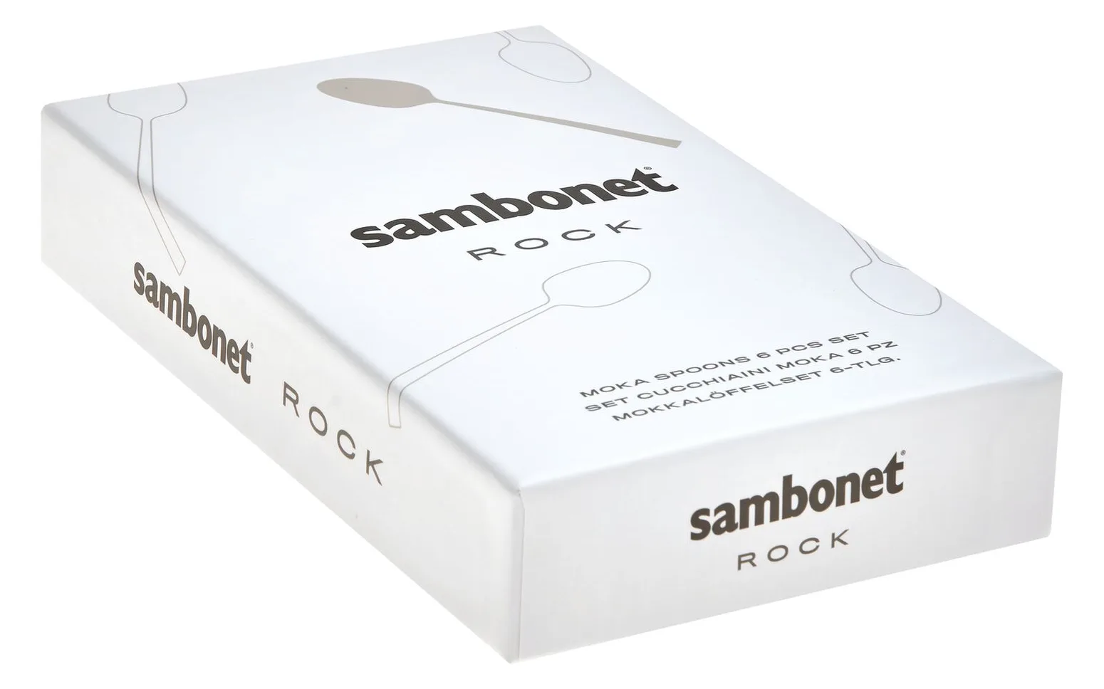 Sambonet Rock - Kaffeelöffel - Stahl (Packung mit 6), Ansicht 4