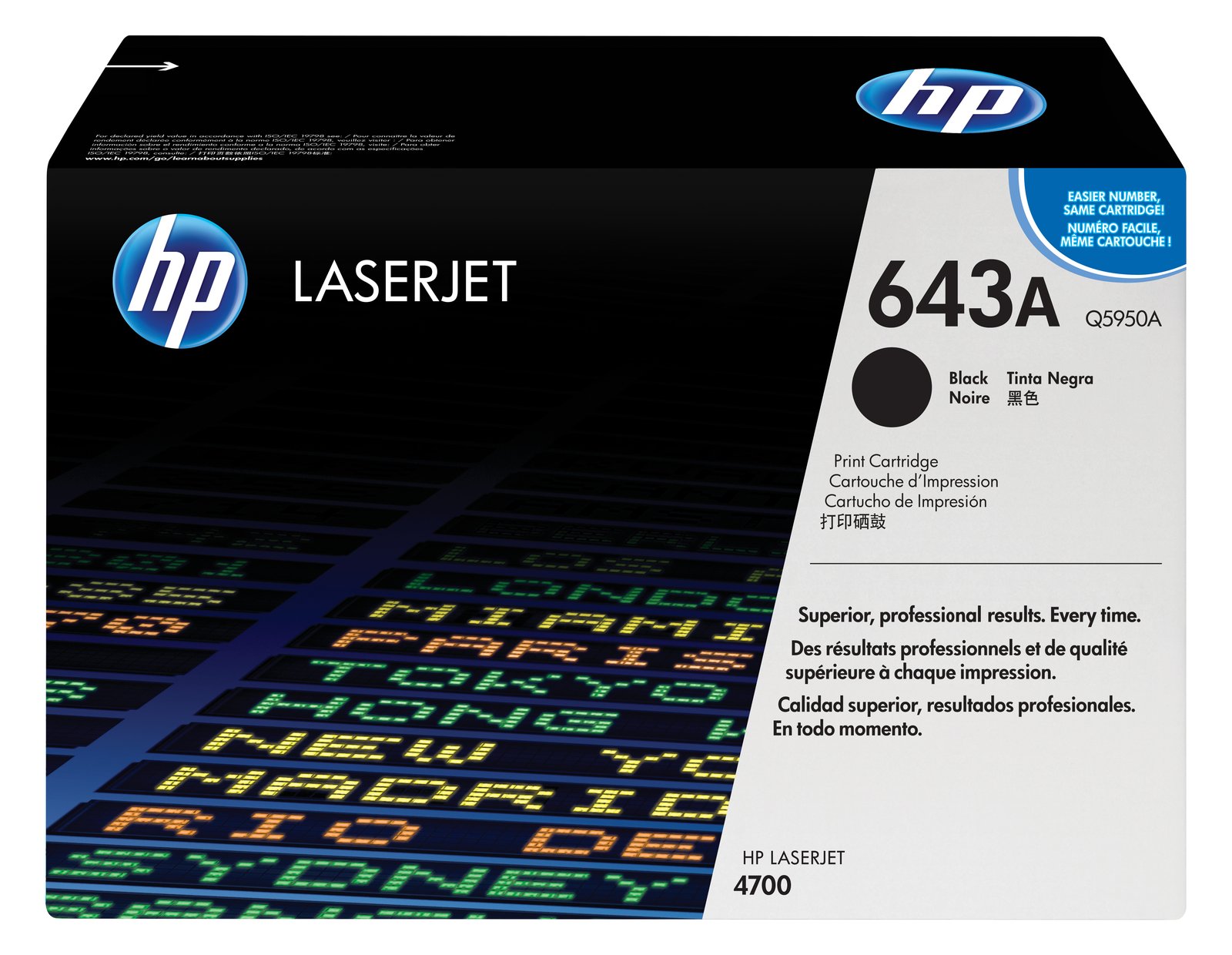 HP 643A - Schwarz - Original - LaserJet - Tonerpatrone (Q5950A)