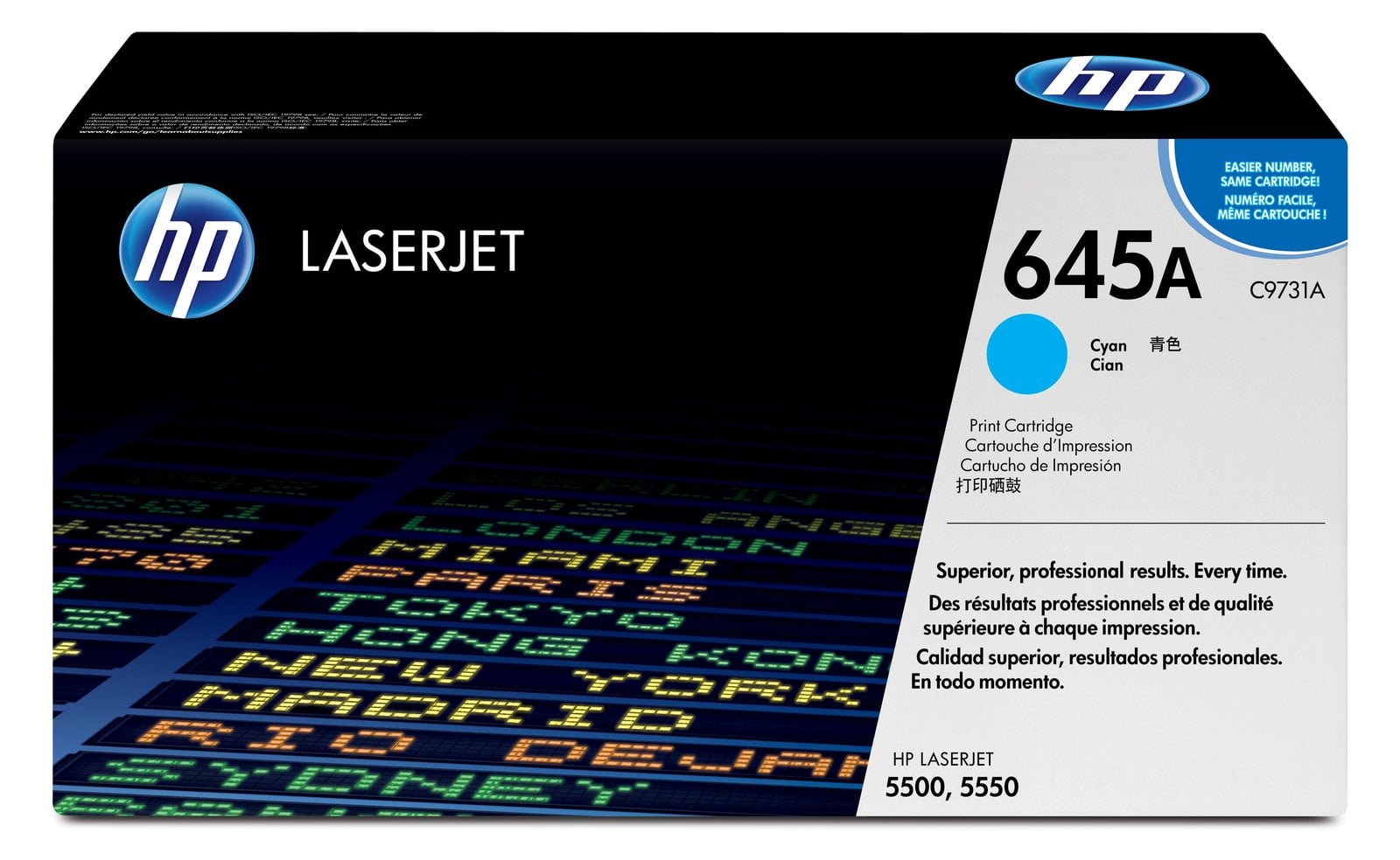 HP 645A - Cyan - Original - LaserJet - Tonerpatrone (C9731A)