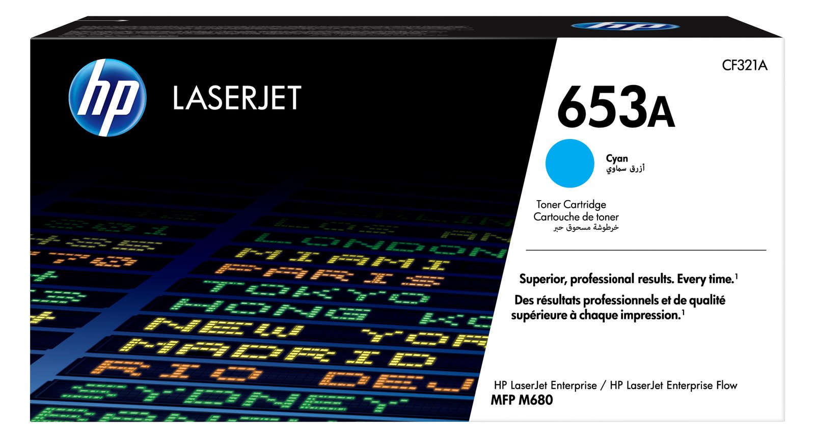 HP 653A - Cyan - Original - LaserJet - Tonerpatrone (CF321A)