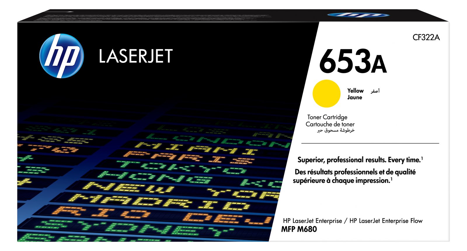HP 653A - Gelb - Original - LaserJet - Tonerpatrone (CF322A)