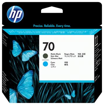 HP 70 - Cyan, mattschwarz - Druckkopf - für DesignJet SD Pro MFP, Z2100, Z3100, Z3200, Z5200, Z5400 von LumaTech