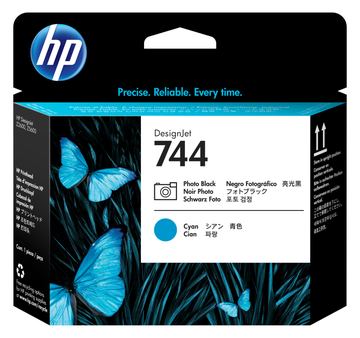 HP 744 - Cyan, Photo schwarz - Druckkopf - für DesignJet HD Pro MFP von LumaTech