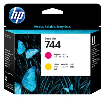 HP 744 - Gelb, Magenta - Druckkopf - für DesignJet HD Pro MFP von LumaTech