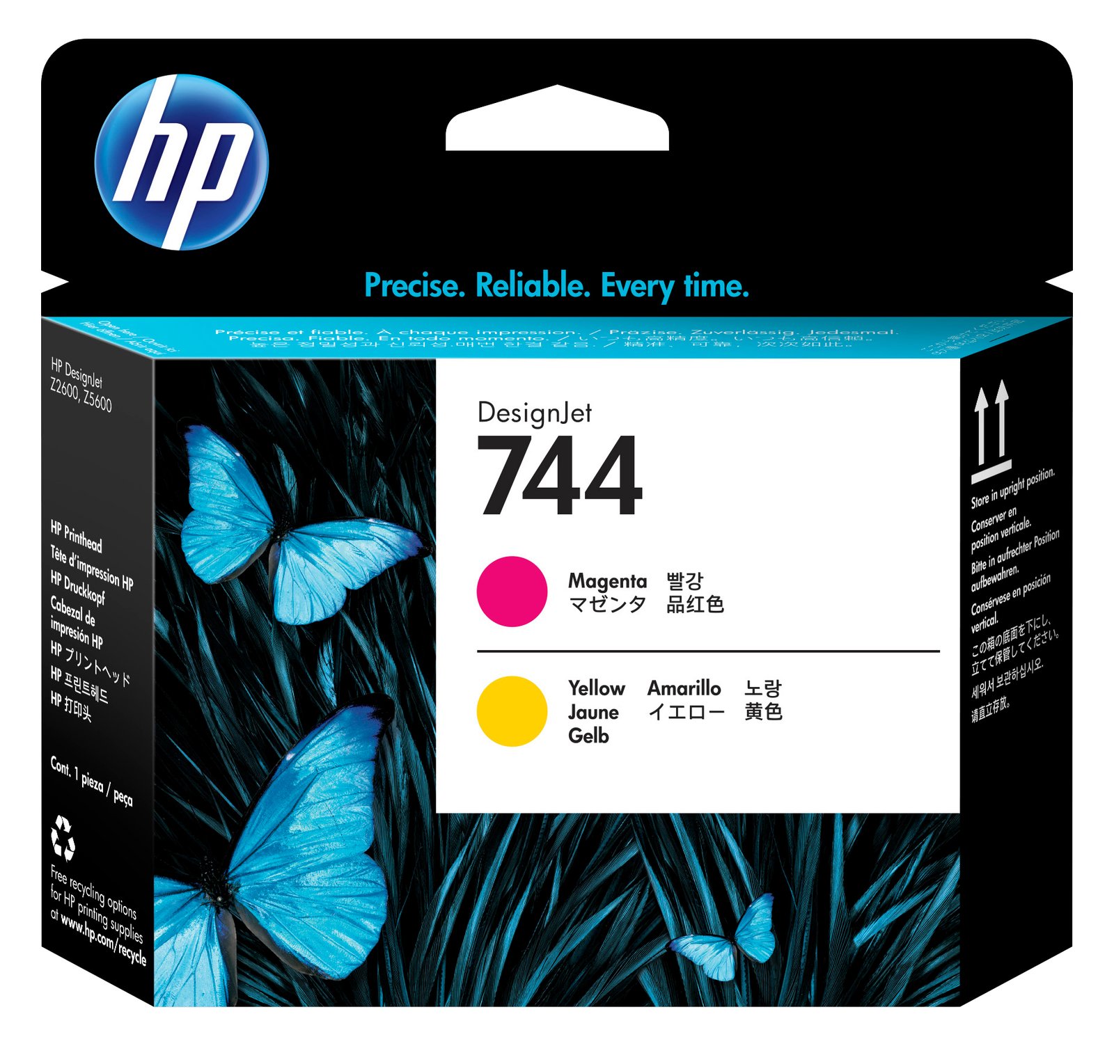 HP 744 - Gelb, Magenta - Druckkopf - für DesignJet HD Pro MFP