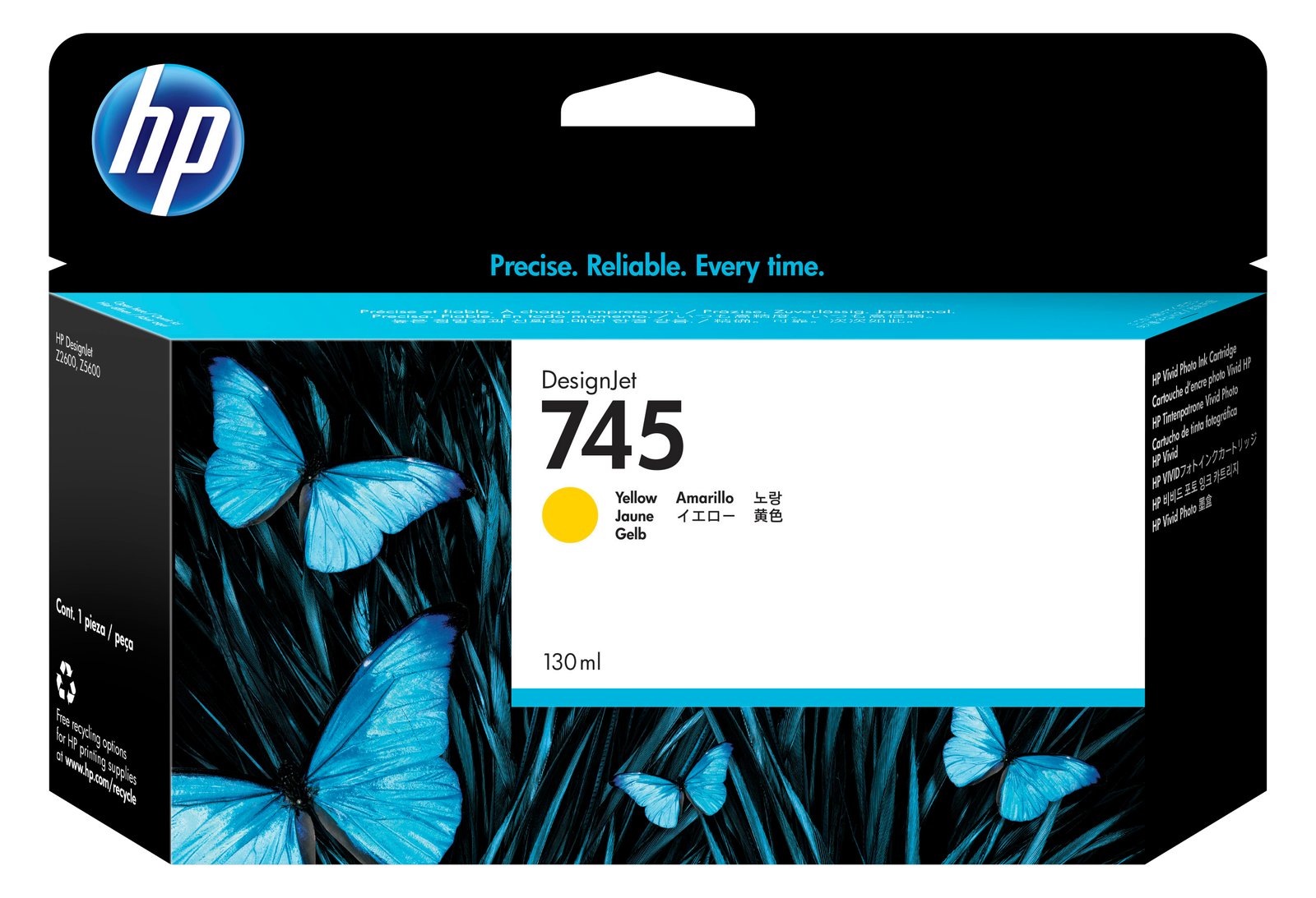 HP 745 - 130 ml - Gelb - Original - DesignJet