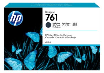 HP 761 - 400 ml - Dunkelgrau - Original - DesignJet von LumaTech