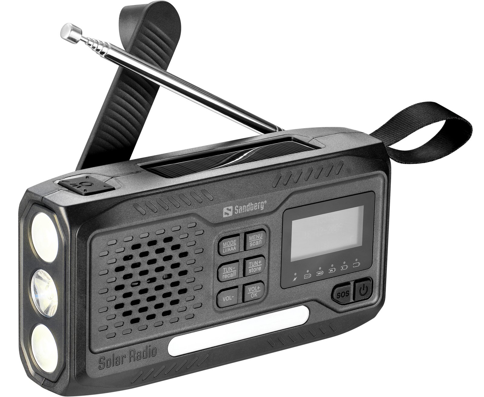 SANDBERG Survivor Radio All-in-1 4500 - Tragbares DAB-Radio