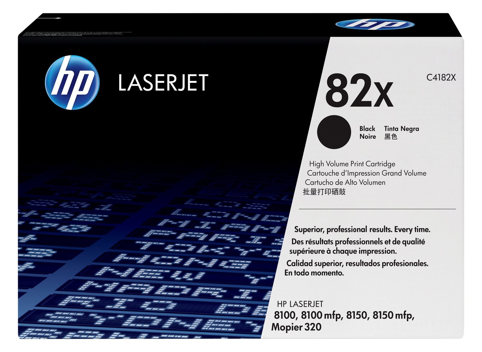 HP 82X - Hohe Ergiebigkeit - Schwarz - Original - LaserJet - Tonerpatrone (C4182X)