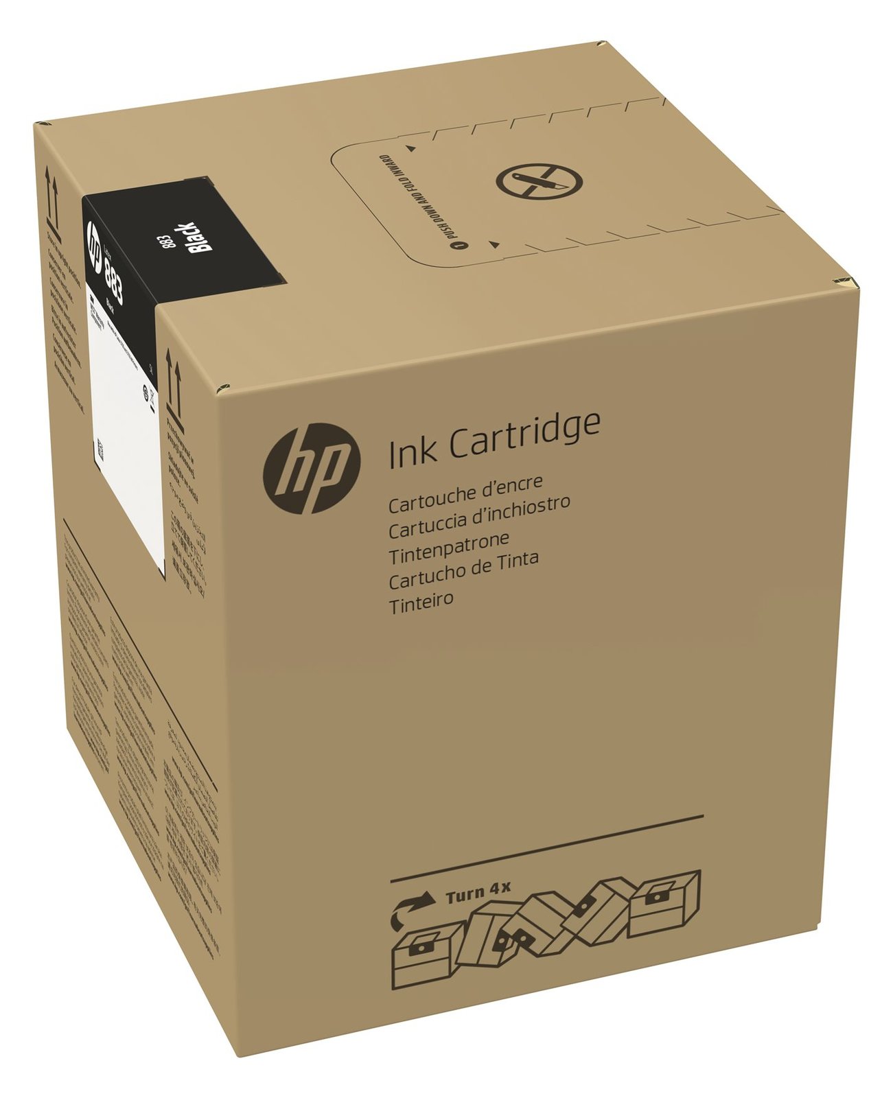 HP 883 - 5 L - Schwarz - original - Tintenpatrone