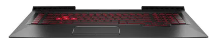 HP 931690-A41 - Gehäuse-Unterteil+Tastatur - Belgisch - Tastatur mit Hintergrundbeleuchtung - HP - OMEN 17-an, Ansicht 2