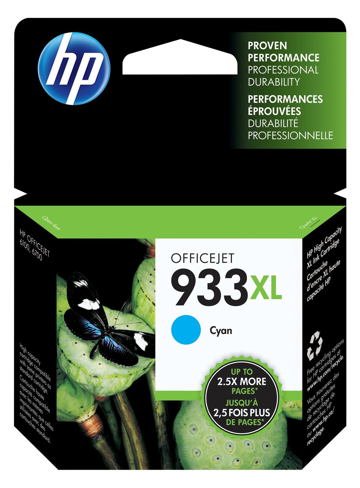 HP 933XL - Hohe Ergiebigkeit - Cyan - original