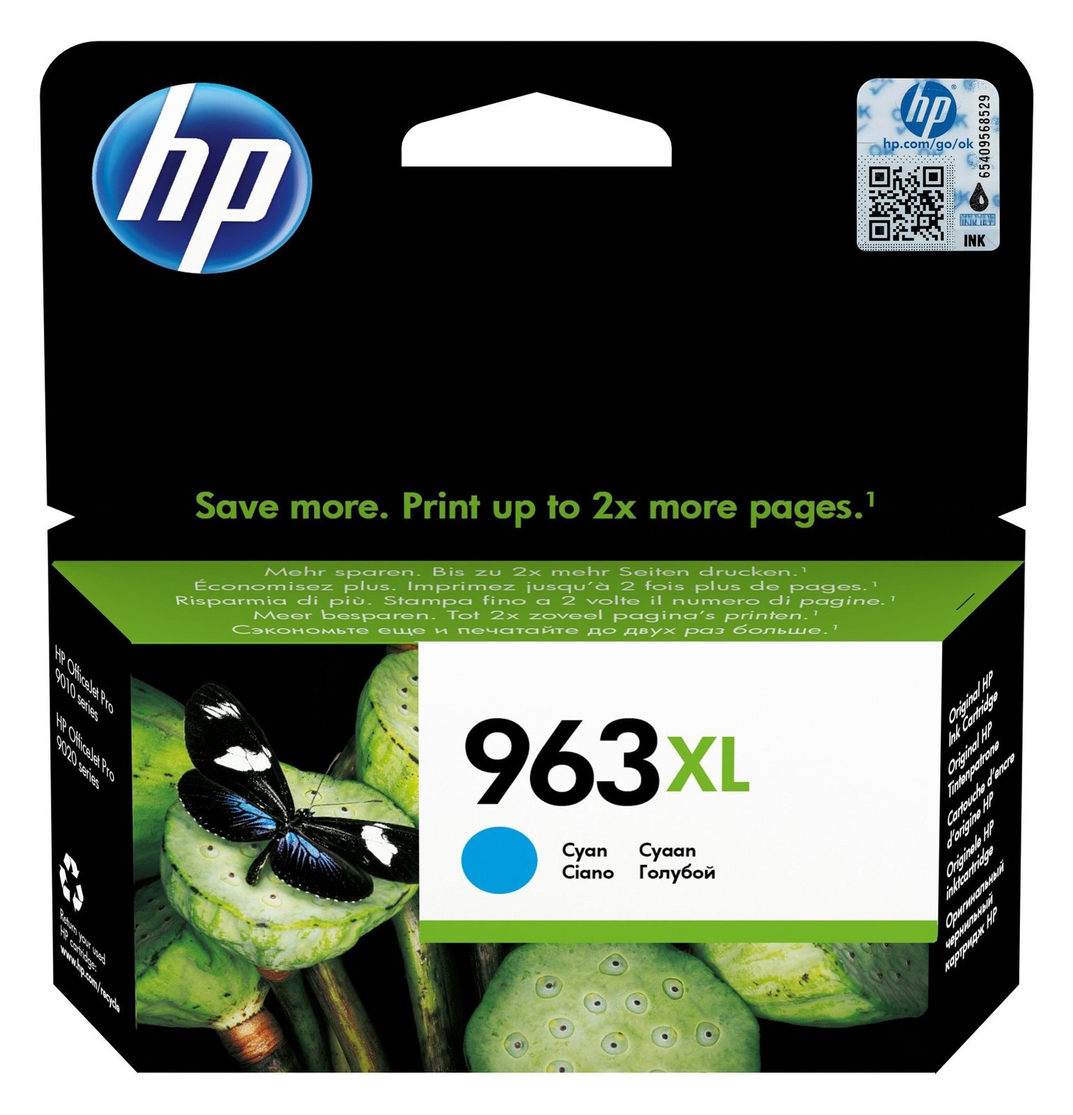 HP 963XL - 22.77 ml - Hohe Ergiebigkeit - Cyan