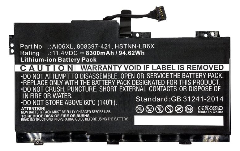HP AI06XL - Laptop-Batterie - 1 x Batterie - Lithium-Ionen