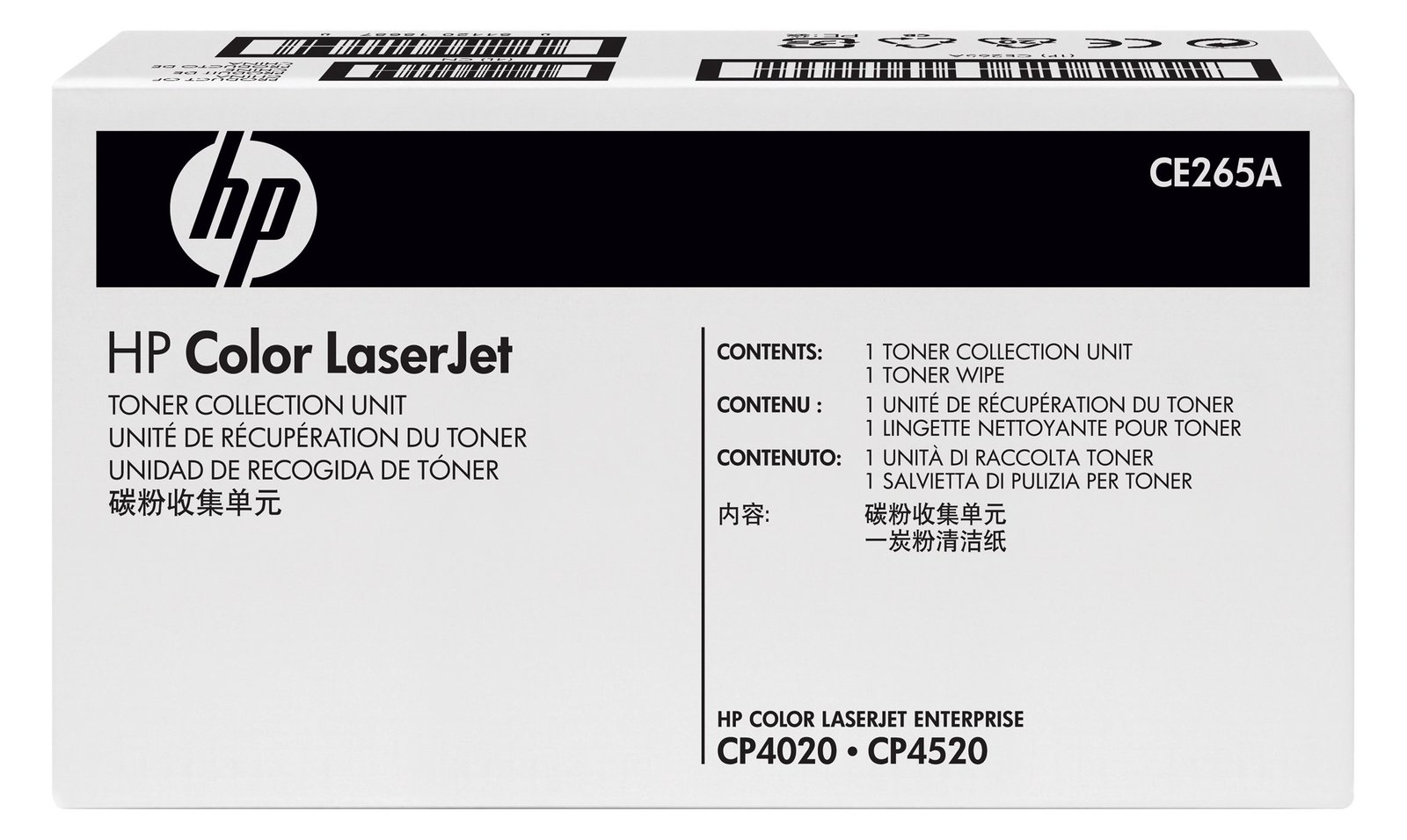 HP CC493-67913 - Resttonerbehälter - Blau - Weiß